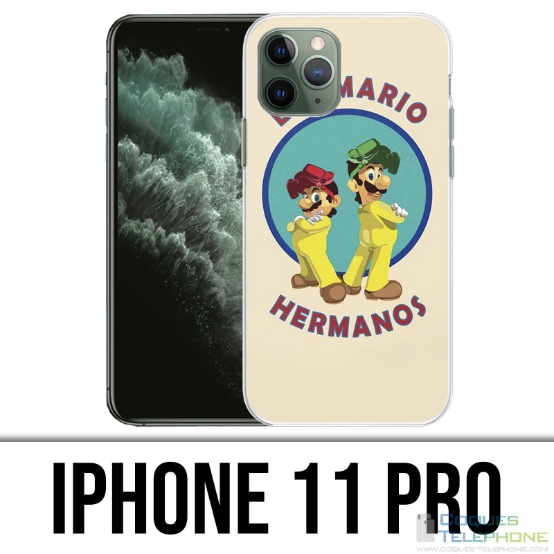 Coque iPhone 11 PRO - Los Mario Hermanos