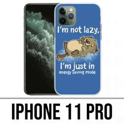 Custodia per iPhone 11 Pro - Loutre Not Lazy