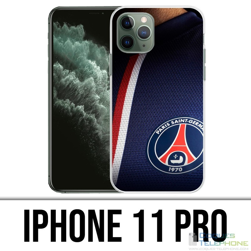 Coque iPhone 11 PRO - Maillot Bleu Psg Paris Saint Germain