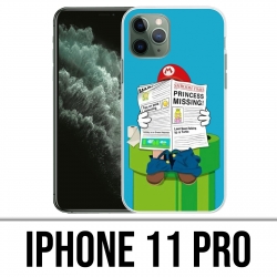 Coque iPhone 11 PRO - Mario Humour