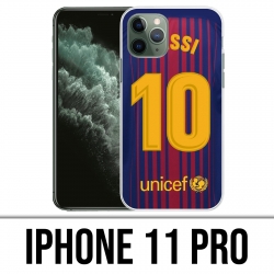 Coque iPhone 11 PRO - Messi Barcelone 10