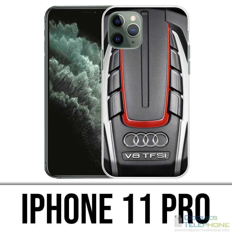 Carcasa Pro para iPhone 11 - Motor Audi V8