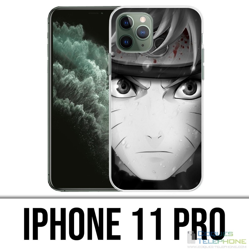 Coque iPhone 11 PRO - Naruto Noir Et Blanc