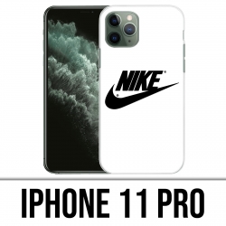 Custodia per iPhone 11 Pro - Logo Nike bianco