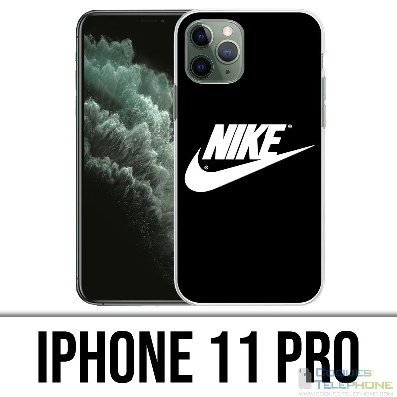 Coque iPhone 11 PRO - Nike Logo Noir