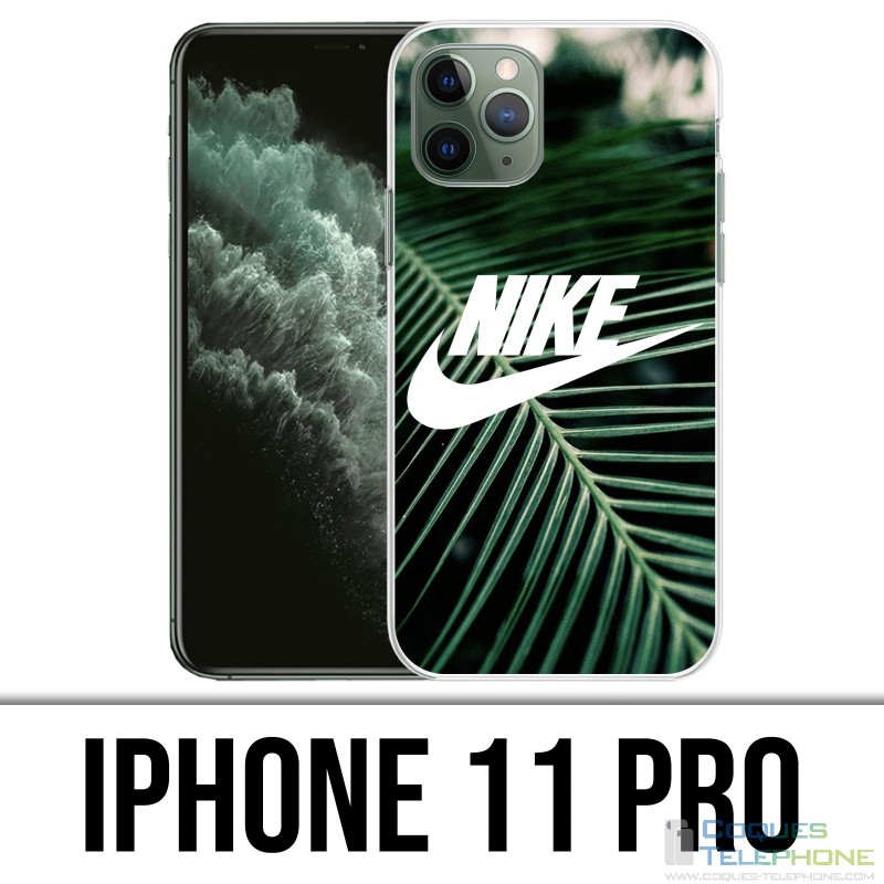 Coque iPhone 11 PRO - Nike Logo Palmier