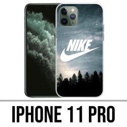 Coque iPhone 11 PRO - Nike Logo Wood