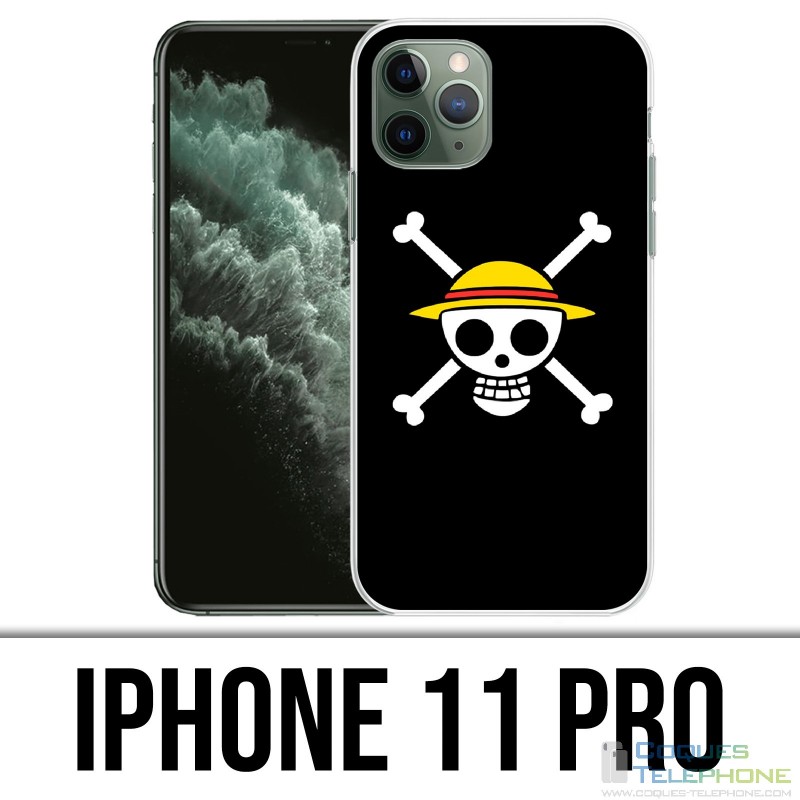 Coque iPhone 11 PRO - One Piece Logo Nom