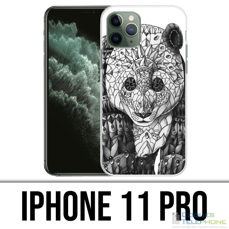 Coque iPhone iPhone 11 PRO - Panda Azteque