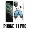 Coque iPhone 11 Pro - Panda Boxe