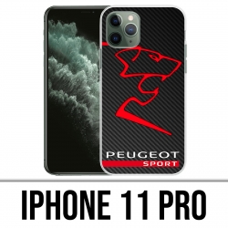 Custodia per iPhone 11 Pro - Logo Peugeot Sport