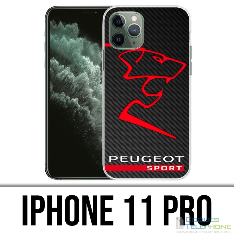 Coque iPhone 11 PRO - Peugeot Sport Logo