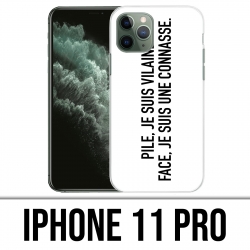 Case iPhone 11 Pro - Vilaine Battery Face Connasse