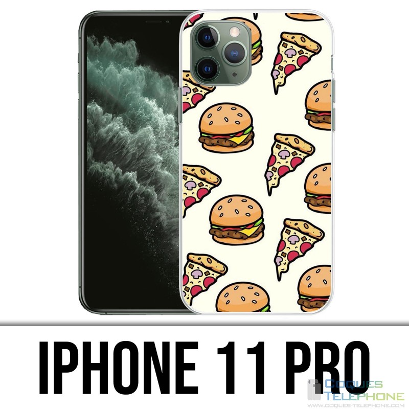 Coque iPhone 11 Pro - Pizza Burger