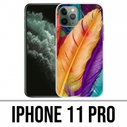 Coque iPhone 11 Pro - Plumes