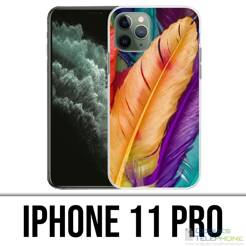 Custodia per iPhone 11 Pro - Piume