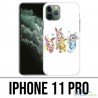 Coque iPhone 11 PRO - Pokémon bébé Evoli évolution