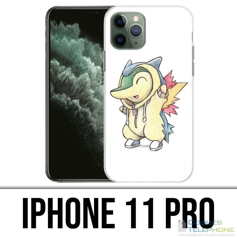 Coque iPhone 11 PRO - Pokémon bébé héricendre