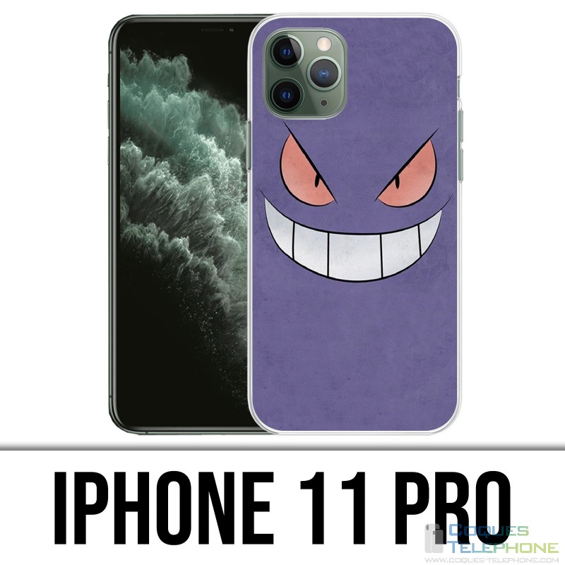 Coque iPhone 11 PRO - Pokémon Ectoplasma