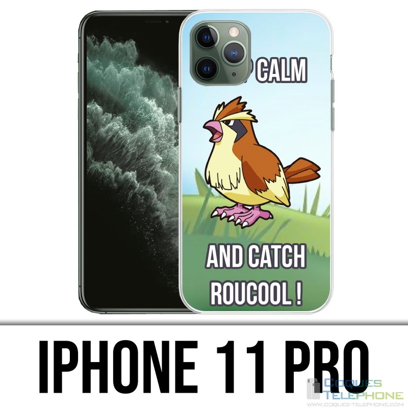 Coque iPhone 11 PRO - Pokémon Go Catch Roucool