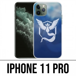 IPhone 11 Pro Case - Pokemon Go Team Blue Grunge