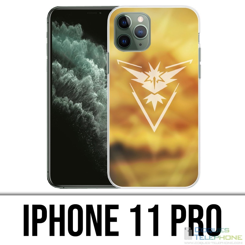 IPhone 11 Pro Case - Pokemon Go Team Yellow Grunge