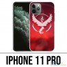 Funda para iPhone 11 Pro - Pokemon Go Team Red Grunge