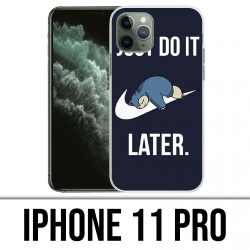 IPhone 11 Pro Case - Pokemon Ronflex Just Do It Later