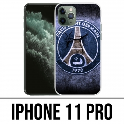 Coque iPhone 11 PRO - PSG Logo Grunge