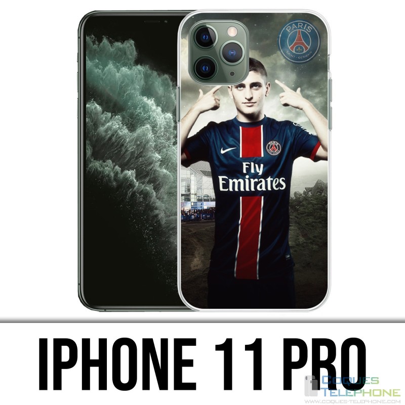 Coque iPhone 11 PRO - PSG Marco Veratti