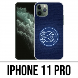 Custodia per iPhone 11 Pro - Sfondo blu minimalista PSG