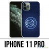 Coque iPhone 11 PRO - PSG Minimalist Fond Bleu