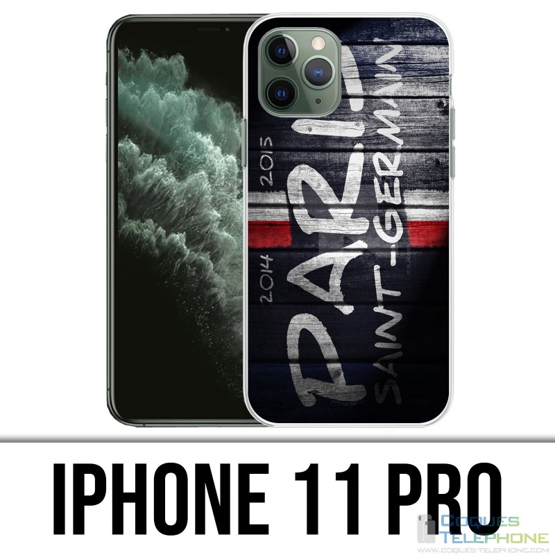 Custodia per iPhone 11 Pro - Etichetta da muro PSG