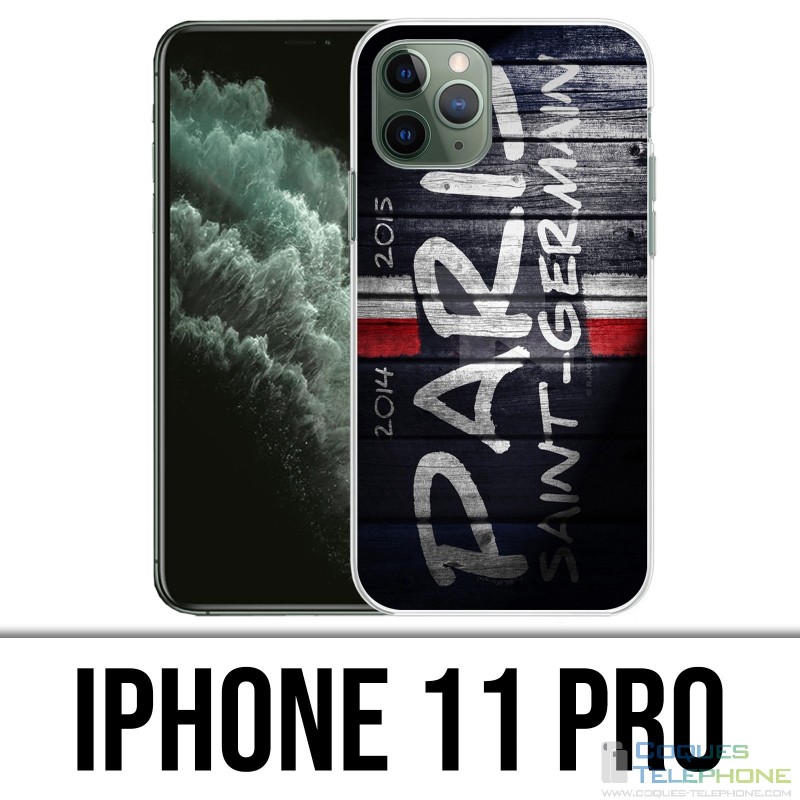 Funda para iPhone 11 Pro - Etiqueta de pared PSG