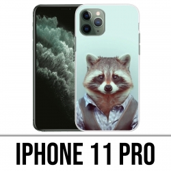 Funda para iPhone 11 Pro - Disfraz de mapache