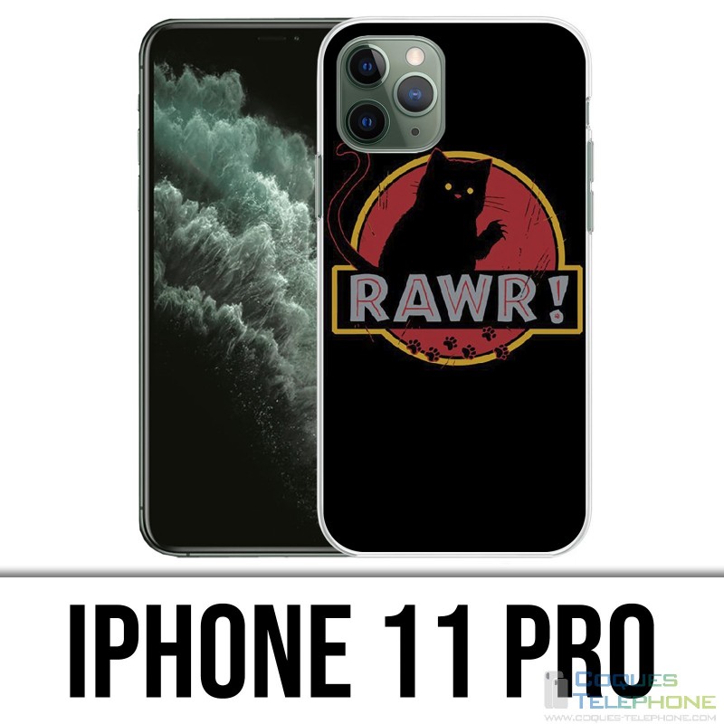 Coque iPhone 11 PRO - Rawr Jurassic Park