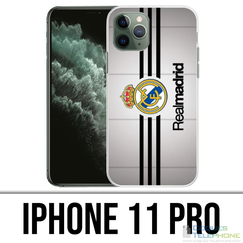 Coque iPhone 11 PRO - Real Madrid Bandes