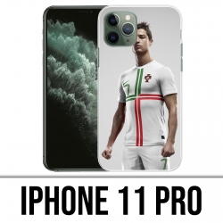 Coque iPhone 11 PRO - Ronaldo Football Splash