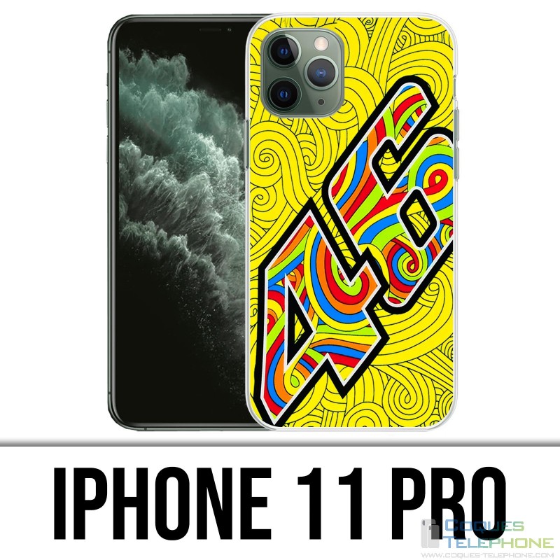 Coque iPhone 11 PRO - Rossi 46 Waves
