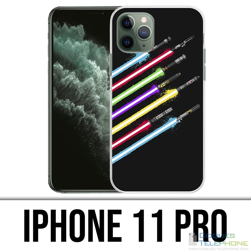 Custodia per iPhone 11 Pro - Star Wars Laser Sabre