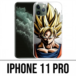 Coque iPhone 11 PRO - Sangoku Mur Dragon Ball Super