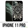 Funda para iPhone 11 Pro - Plumas de cabeza de calavera