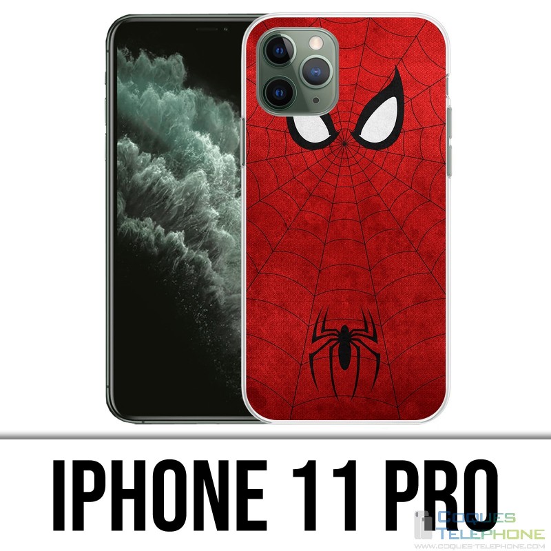 Coque iPhone 11 PRO - Spiderman Art Design