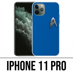 Coque iPhone 11 PRO - Star Trek Bleu