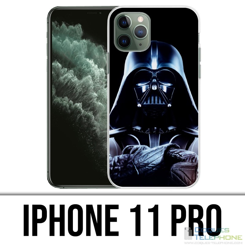 Custodia IPhone 11 Pro: casco Star Wars Darth Vader