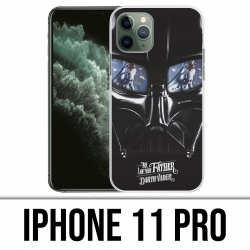 Funda para iPhone 11 Pro - Star Wars Dark Vader Moustache