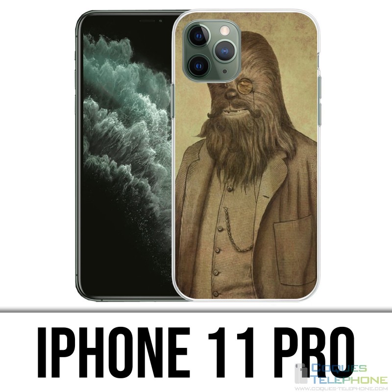 Custodia per iPhone 11 Pro - Star Wars Vintage Chewbacca