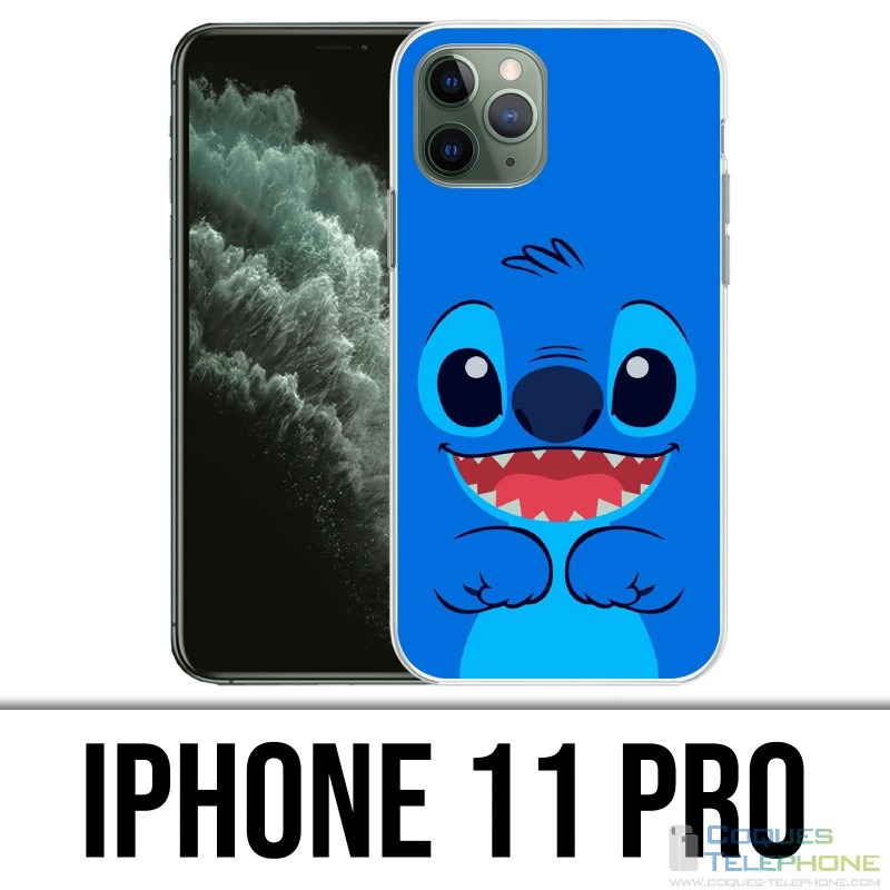 Coque iPhone 11 PRO - Stitch Bleu