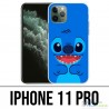 Coque iPhone 11 PRO - Stitch Bleu
