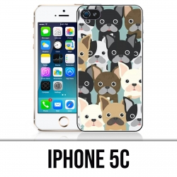 Coque iPhone 5C - Bouledogues